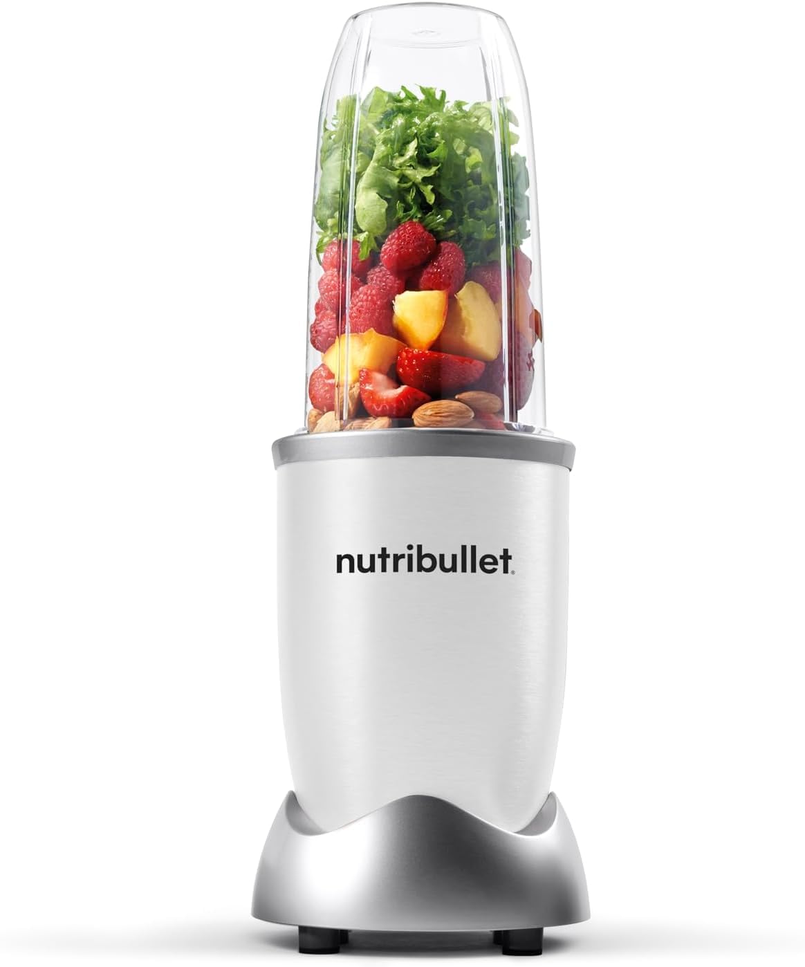 nutribullet Pro 900 Watt, Blender Électrique, Hachoir, tasse de 700ml, Blanc, NB904W