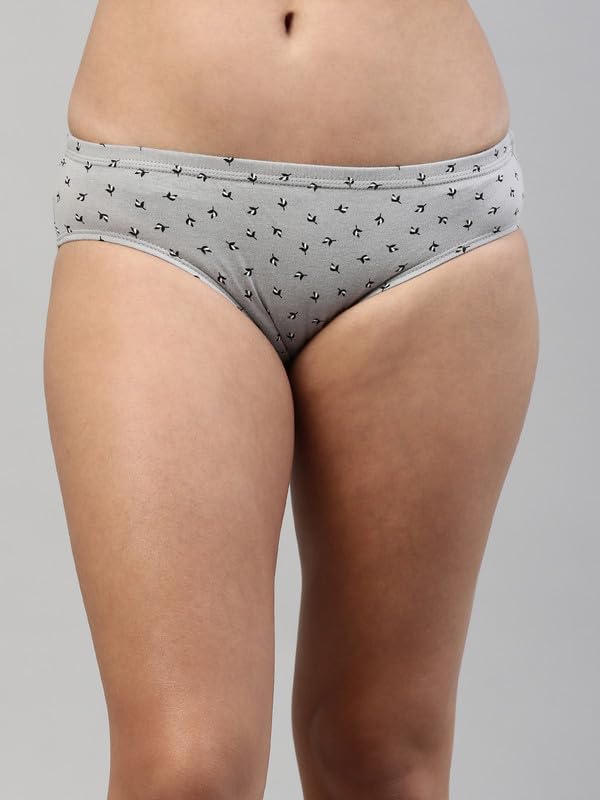 Image of VIP Feelings Amelie 102 100% Cotton High Coverage Stretchable Hipster Panty Combo Set for Womens with Inner Elastic Waistband