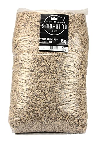 SMO-King Copeaux de Bois de chêne en Sac 15 kg