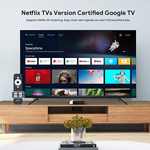 Mecool KM7 PLUS Smart Tv Box 4K Hdr 2Gb 16Gb Support 2.4G/5.0G/Bt 5.0/Av1 Google Tv Remote Streaming Media Player With Amlogic S905Y4 Netflix Google Assistant Dolby Atmos thumb #3