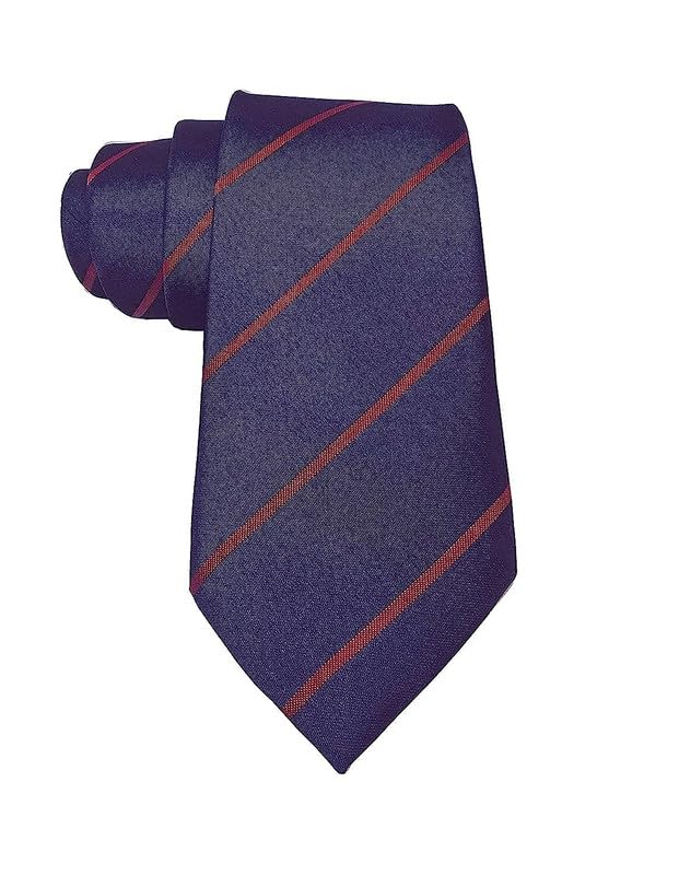 Image of Micro Fiber Stripped Neck Ties For Mens Boys Tie Length & Width - 58 Inch & 3 Inch