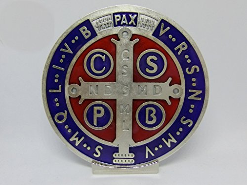 Médaille Saint Benoît sur socle pour la protection de la maison - 2