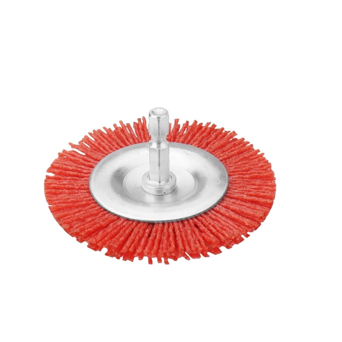 25-100mm Abrasive Wheel Brush 1/4" Hex Shank for Drill Rotary Tool Metal Wood Deburring Paint Removal