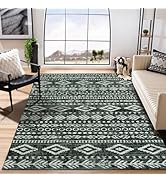 Lahome Farmhouse Moroccan Throw Rug,Washable 2x3 Entryway Rug Non Slip Low-Pile Soft Bath Mat,Rus...