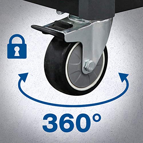 BGS 4114 | Werkstattwagen Profi Exclusive | 8 Schubladen | mit 259 Werkzeugen | gefüllt | abschließbar | massives Metall Schwarz, Groß – Bild 7