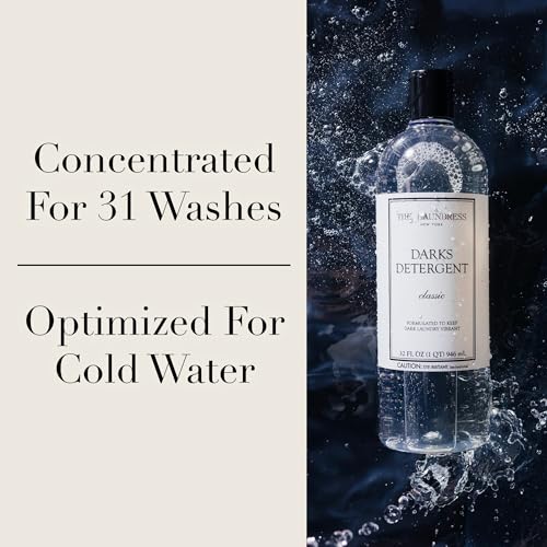 Image of The Laundress Darks Detergent, Concentrated Laundry Detergent Liquid, For Rich Vibrant Colors, Tough on Stains, Classic Scent, 32 oz.
