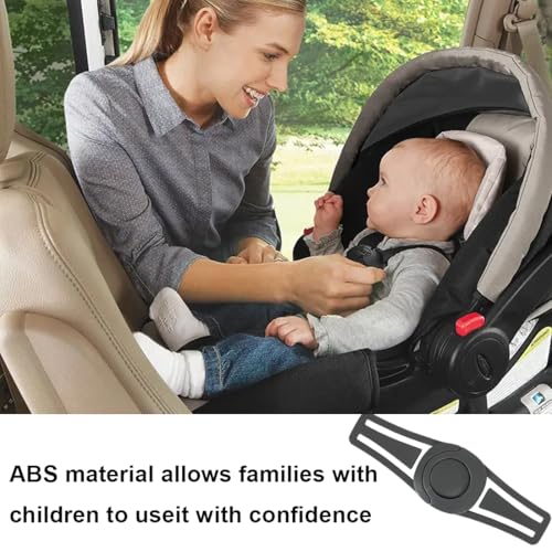 WeddHuis 2 Stück Abschnallschutz Kindersitz, Kindersitz Gurtschloss-Sicherung, Sicherheitsgurt Clip, Verschluss Kindersitz, Gurt Sicherung, für Autositze mit abnehmbaren Gurten