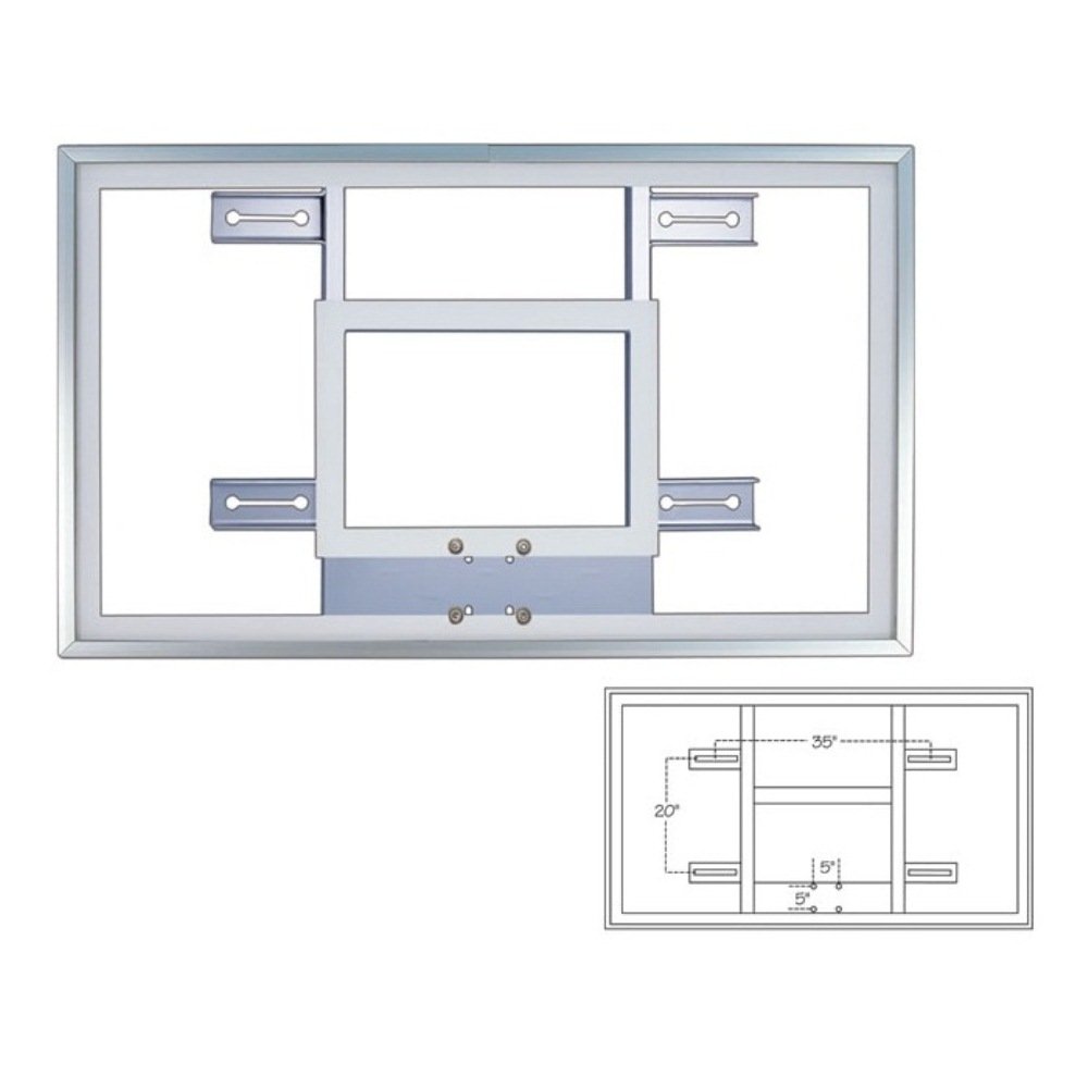 First Team Glass Basketball Backboard 36in x 60in - FT230H