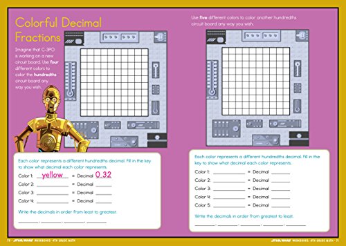 Star Wars Workbook: 4th Grade Math (Star Wars Workbooks) - Image 5