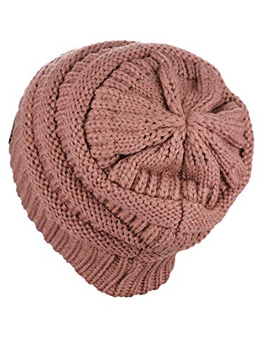 Image of Cambridge Select Thick Slouchy Knit Oversized Beanie Cap Hat