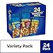 PLANTERS Variety Packs (Salted Cashews, Salted Peanuts & Honey Roasted Peanuts), 24 Packs - Individual Bags of On-the-Go Nut Snacks - No Cholesterol or Trans Fats - Source of Fiber and Healthy Fats