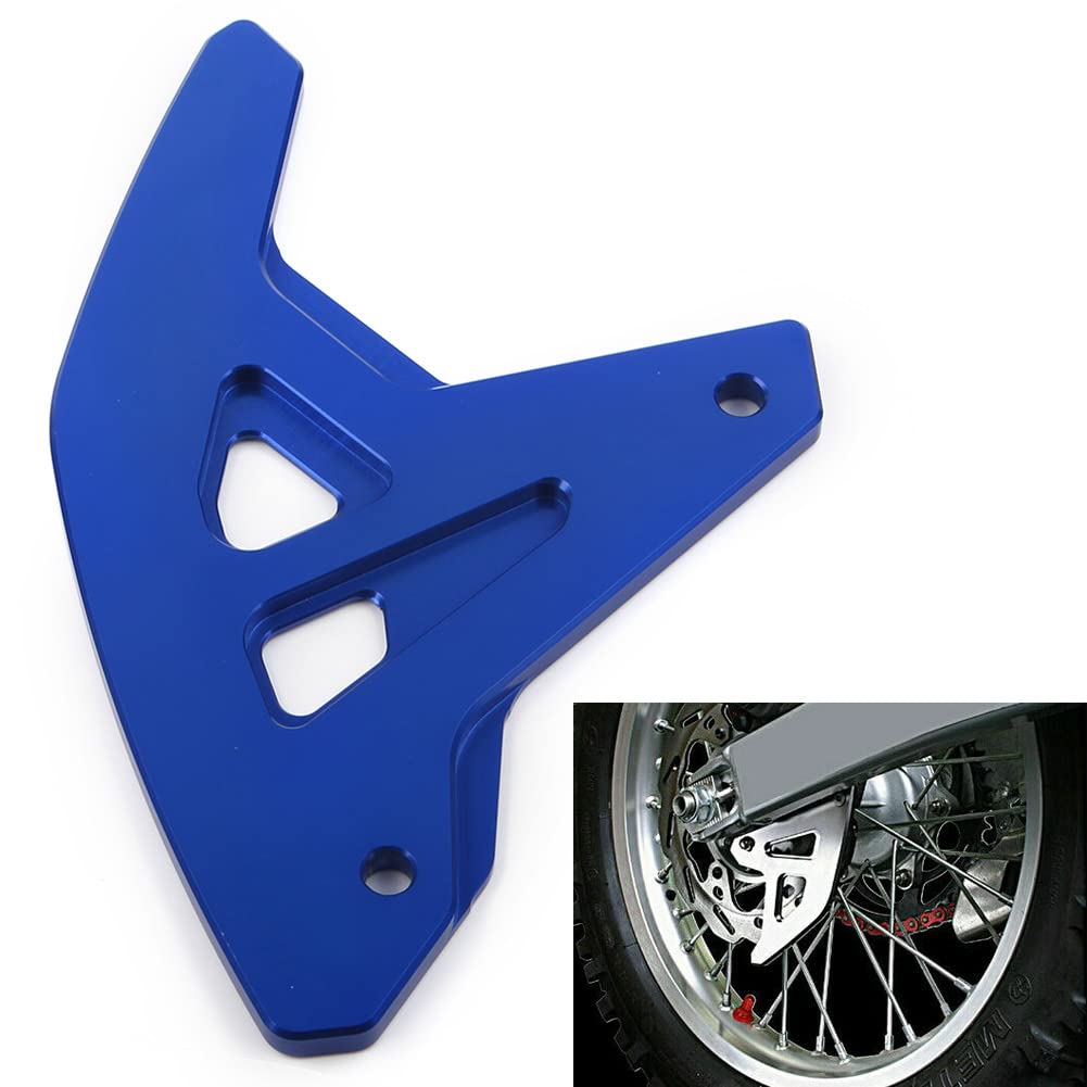 SIKUAI Protezione disco freno CNC Copertura disco posteriore per DRZ 400 2000-2004, DRZ 400E 2000-2007, DRZ 400S 2000-2015, DRZ 400SM 2005-2020, Blu
