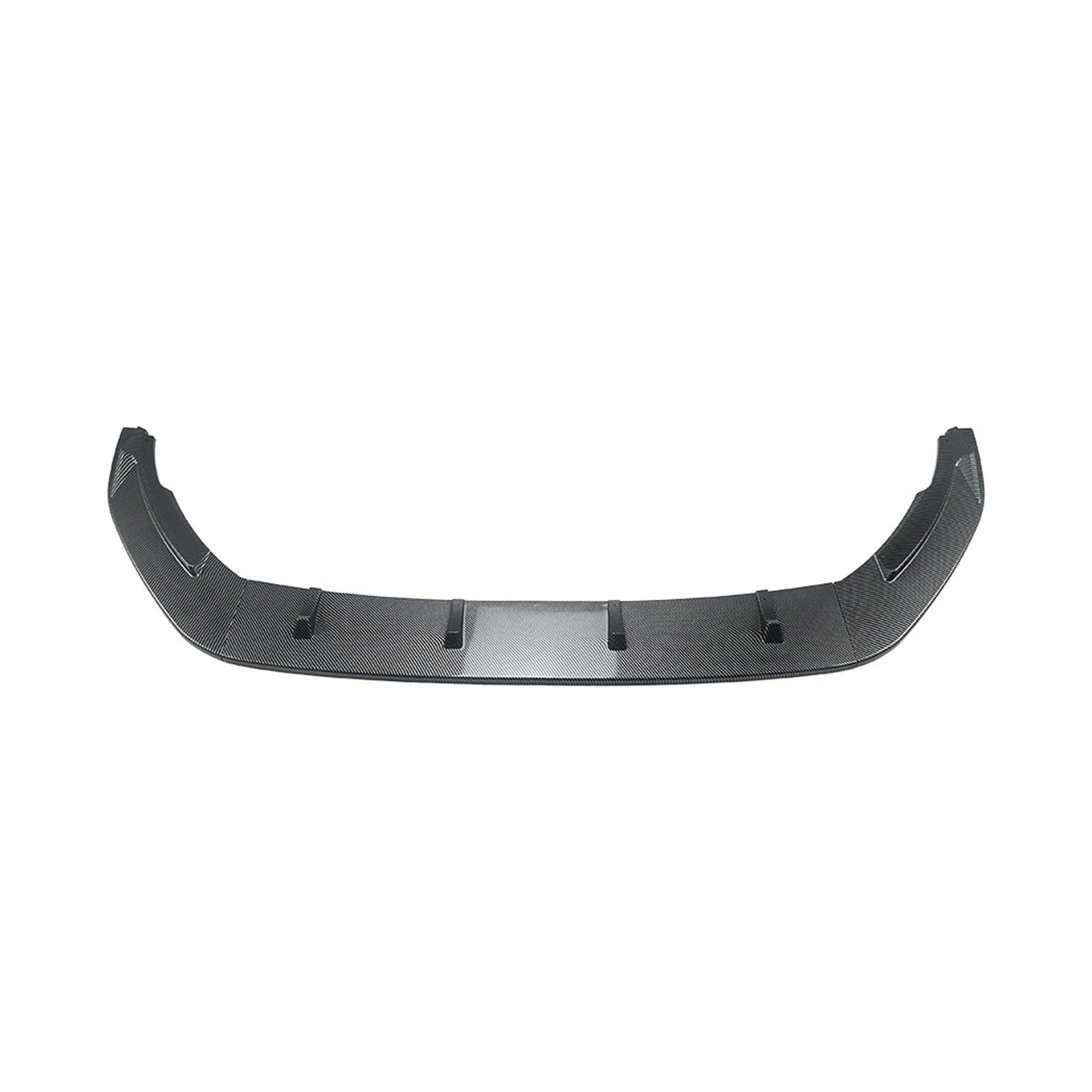 Spoiler Frontali Paraurti Anteriore Spoiler Labbro Fibra Carbonio Look/Nero Lucido Lama Inferiore Splitter Per VW Per Golf 7 2013-2016 Versione Standard(Aspetto in fibra di carbonio)