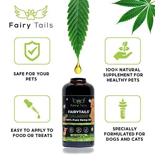 Fairy-Tails-Calming-100-Pure-Hemp-Oil-Dog-Calming-Supplement-for-Dog-Anxiety-Dog-Joint-Health-and-Dog-Barking-Omega-Rich-Supplement-for-Pets-Food-Supplement-for-Healthy-Dog-Joints-and-Fur