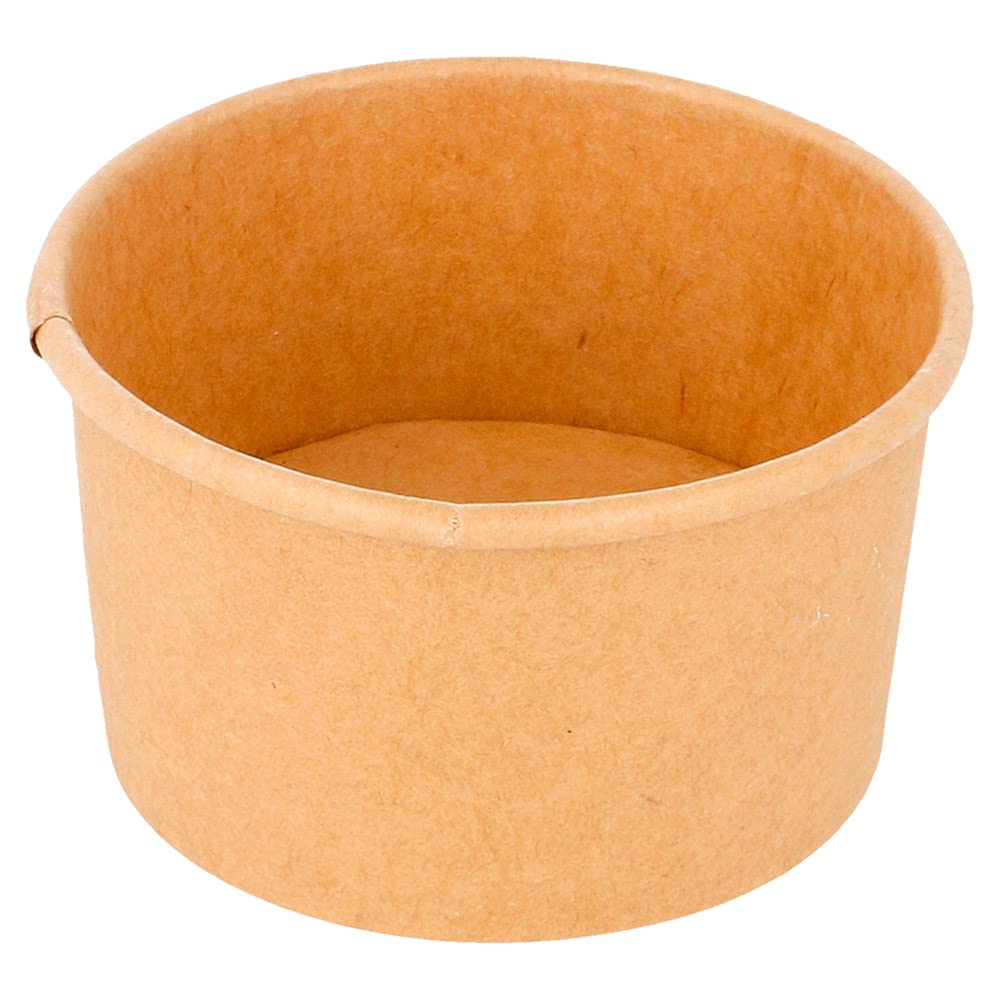 García de Pou 2000 Unités - Pots à Glaces 300 ml 250 + 18 Pe g/m2, 10 x 5,5 cm Naturel Carton