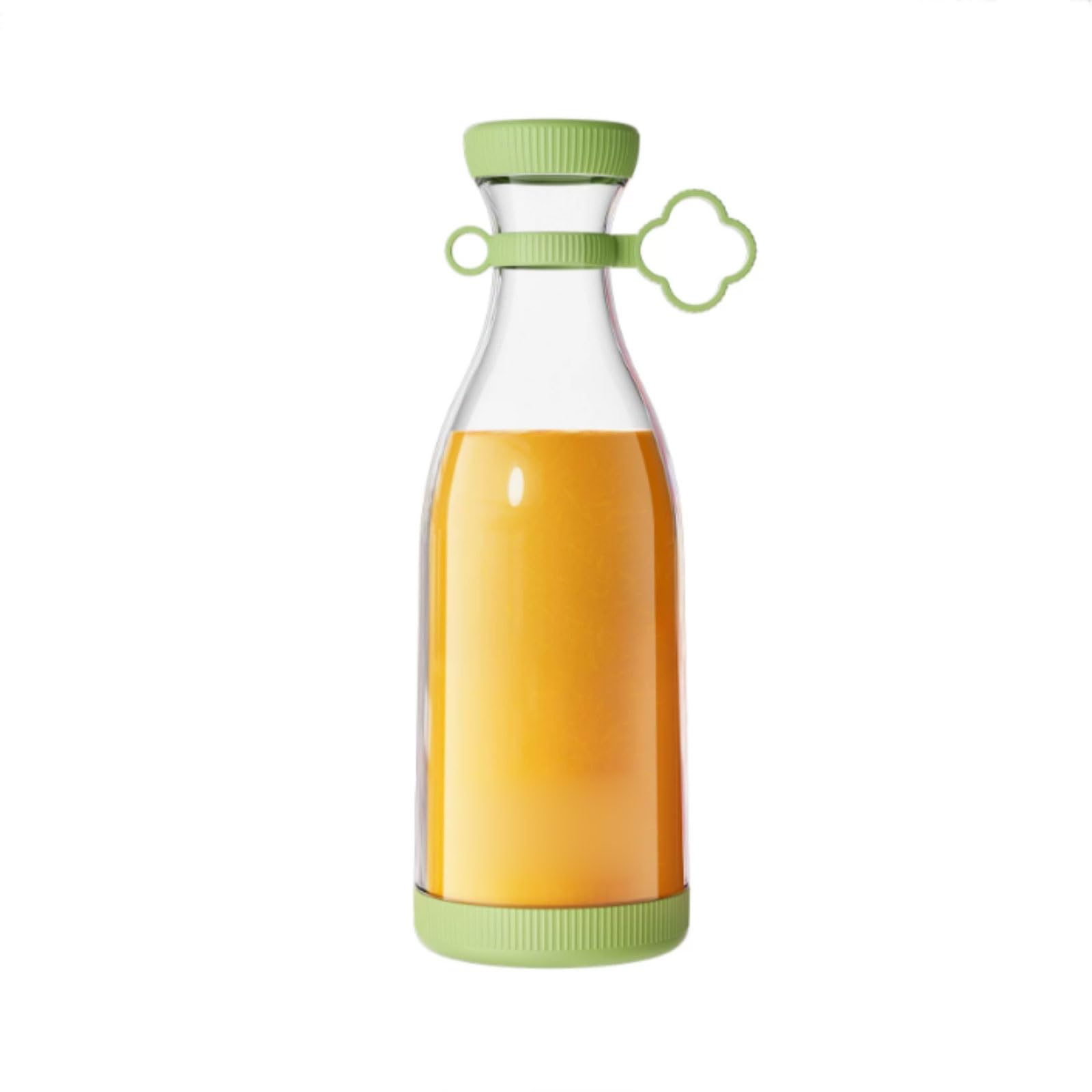 Potężny plastikowy przenośny blender wszechstronny 10-listkowy przenośny blender butelka do ładowania USB do kuchni, biura, podróży, kompaktowej siłowni