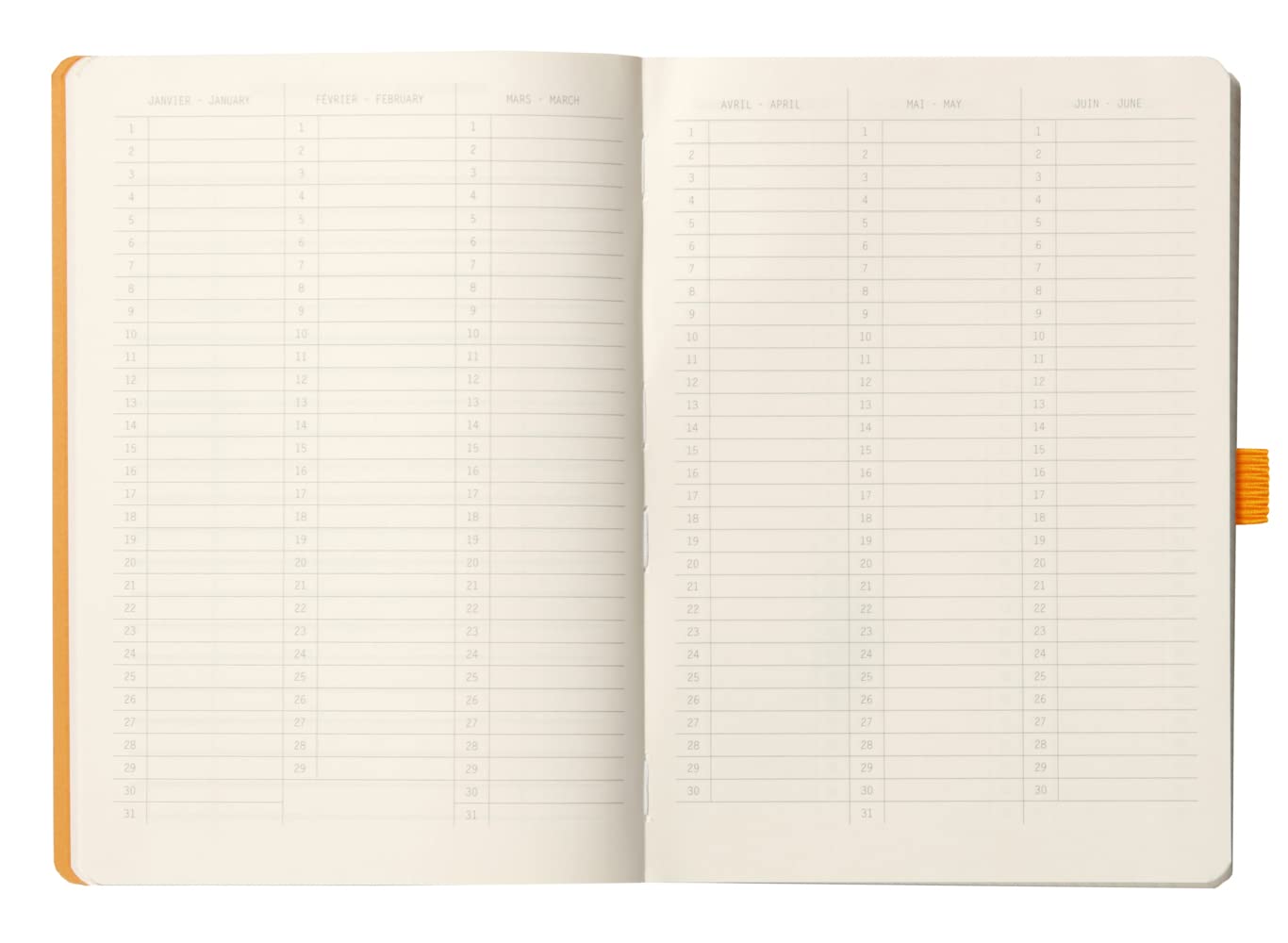 Rhodia 117800C notatnik Bullet Journal A5 14,8x21 cm 240 stron w kropki