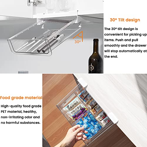 vacane-Under-Shelf-Drawer-Pull-Out-Under-Cabinet-Spice-Rack-Cupboard-Storage-Organizer-Easy-to-Install-Durable-Plastic-Storage-Organizer-for-Kitchen-Pantry-Cabinet-Accessories