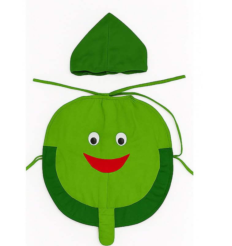 Image of FancyDressWale Fruit & Vegetable Fancy Dress Costume for Kids | Free Size 2-10 Years | School Fancy Dress, Stage Shows, Theme Parties