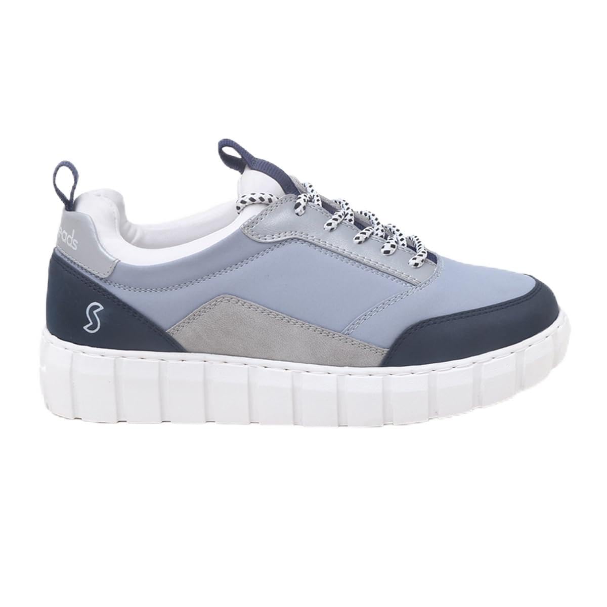 SOLETHREADS Stellar Womens Sneakers|Soft Cushioned|Memory Foam Insole|Slip-Resistance|Dynamic Feet Support|Arch Support|Shock Absorption|Casual Shoes|Stylish|Anti-Skid|Party Shoes|Blue|UK 7 (B0CMWWBQMB) Amazon Price History, Amazon Price Tracker