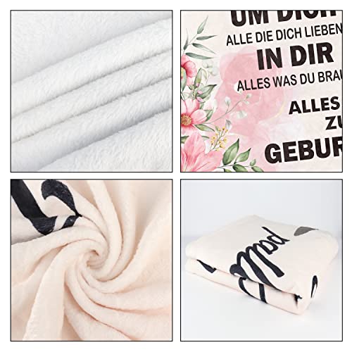 Belloxis Geburtstagsgeschenk für Frauen Kuscheldecke für Freundin Beste Freundin Schwester Geschenke Zum Geburtstag