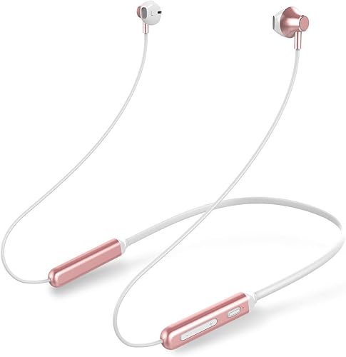 Zagzog Auricolare Bluetooth sport V5 0 Wireless Magnetic Neck Strap Leggero Noise Cancelling Suono impermeabile Cycling Fitness Cuffie con microfono per Android iOS-Rosa Zagzog Auricolare Bluetooth sport V5 0 Wireless Magnetic Neck Strap Leggero Noise Cancelling Suono impermeabile Cycling Fitness Cuffie con microfono per Android iOS-Rosa