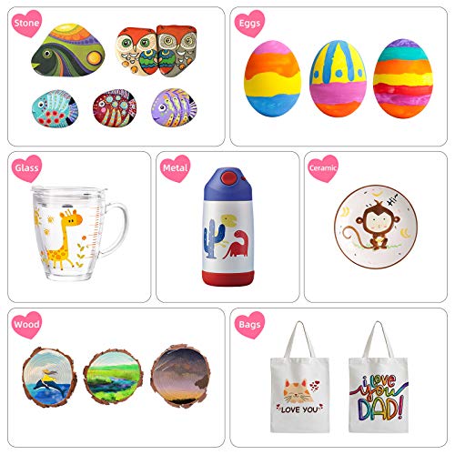 12 Colori Pennarelli a Vernice Acrilica,ValueTalks...