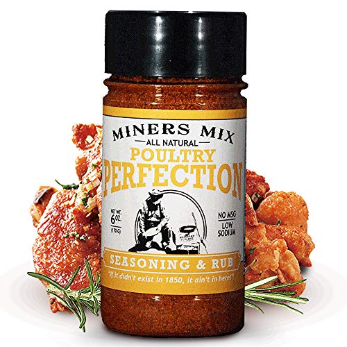 Miners Mix Poultry Perfection for Oven Roasted, BBQ, Grilled, Smoked, or Deep Fried