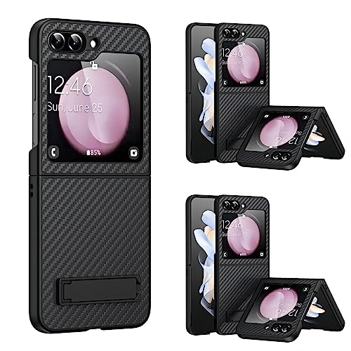 Coque Galaxy Z Flip5 rigide bumper mince étui de protection avec béquille