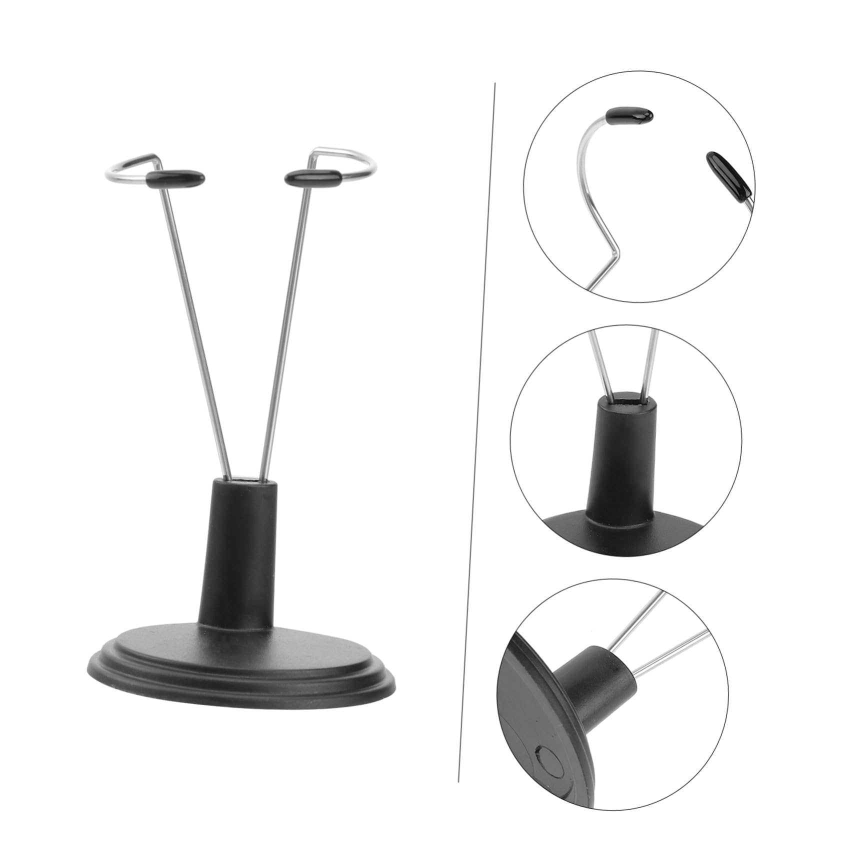 KOMBIUDA Doll Display Rack 6pcs Doll Storage Professional Toy Model Bracket for Home Store Decor