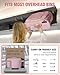 Carry On Luggage 22x14x9 Airline Approved, 20 Inch Softside Suitcase with 4 Pcs, Lightweight Luggage for Women with TSA Lock and 4 Spinner Wheels, Soft Side Carry-on Suitcases for Travel, Pink
