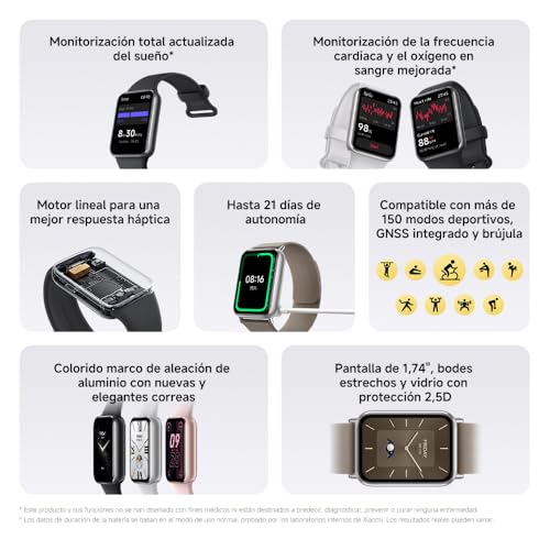 Image of XIAOMI Smart Band 9 Pro Smartband Global Version 1.74 inch Display Blood Oxygen GPS Health Monitoring Fitness Tracker 150+ Sports Mode (Rose Gold)