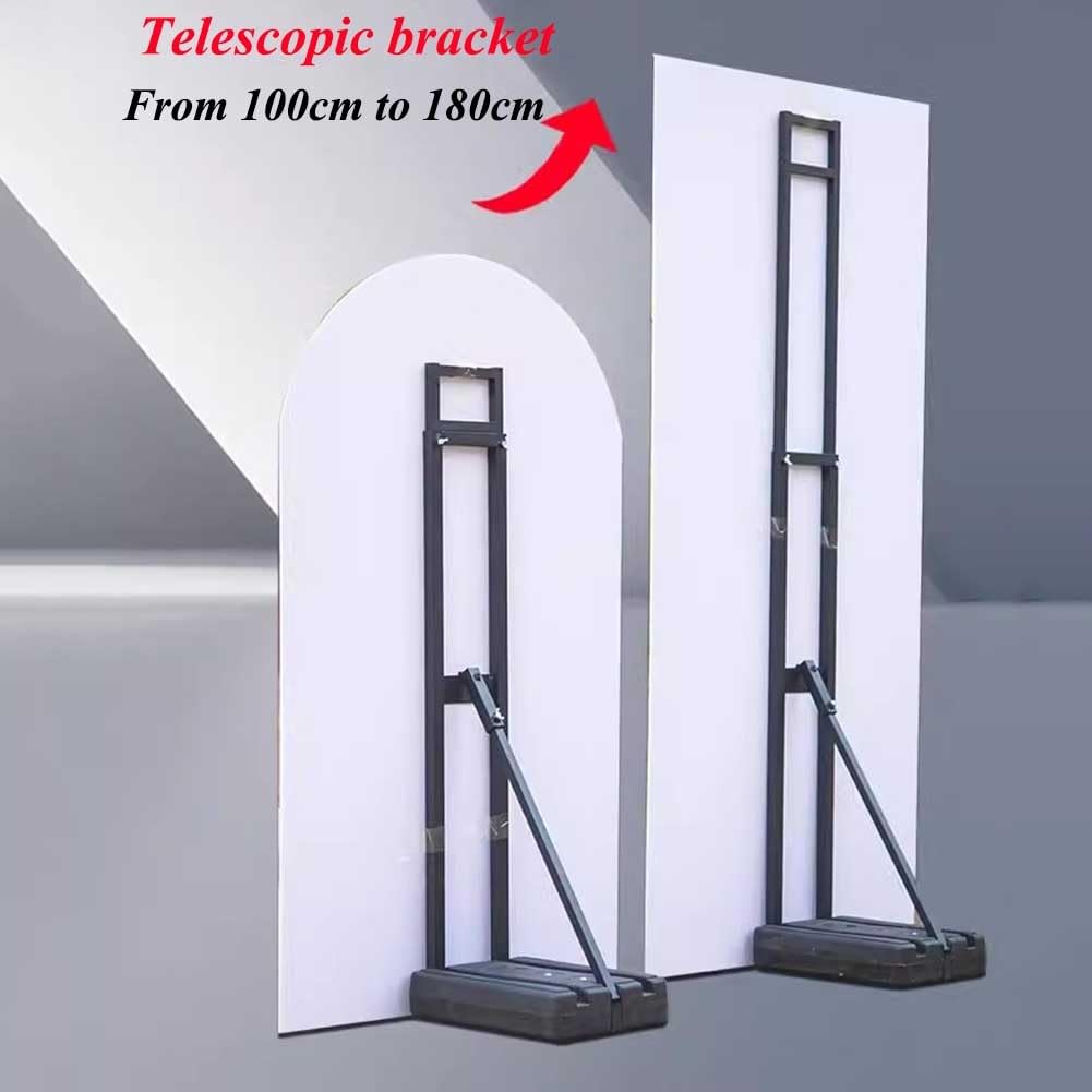Soporte De Pedestal para Carteles Altura Ajustable para Carteles De hasta 77" Soporte De Suelo Resistente para Carteles Base De Inyección De Agua para Carteles KT, Espuma(2PCS)