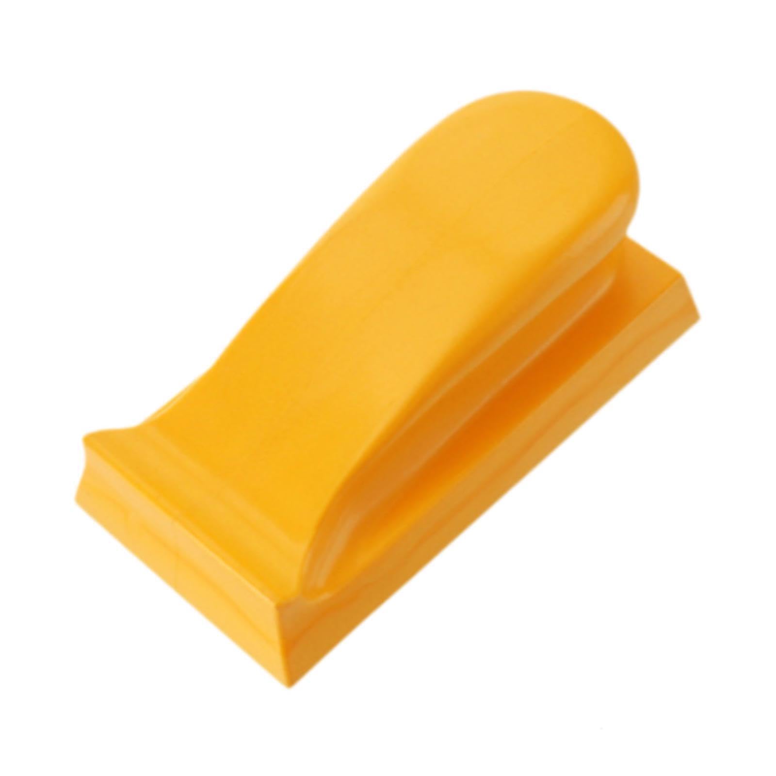 Twisaxc Hand Sanding Block Premium Rubber Sandpaper Holder Lightweight For Any Home Improvement Finishing Works Grinding Polished Wall Sandpaper Holder, Style C