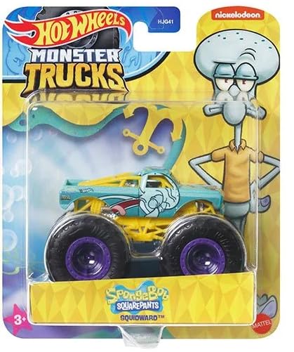 Hot Wheels Monster Trucks Squidward 2024 miniatura 1
