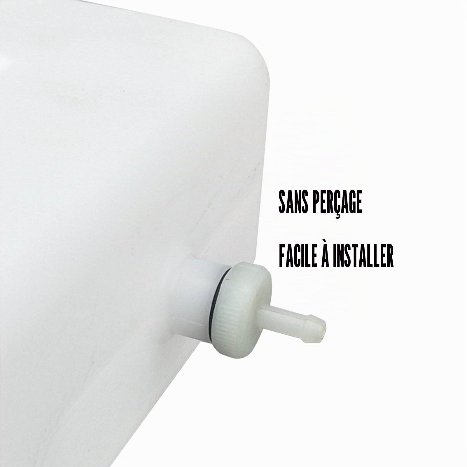 Réservoir de carburant en plastique de 7 l pour , , essence, réservoir d'eau pour bateau, voiture, camion, chauffage auxiliaire - Accessoires de chauffage essentiels inclus dans la