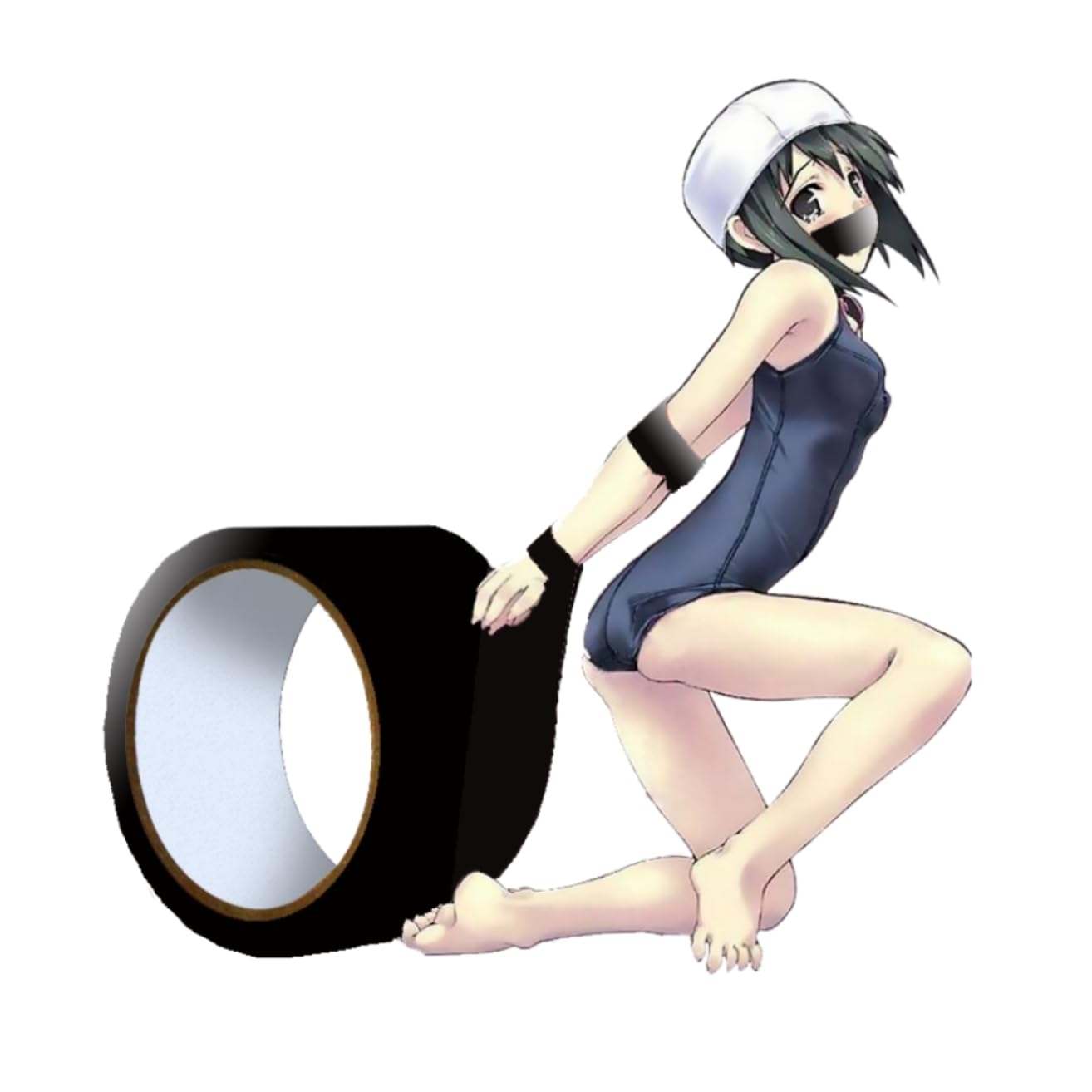 Nero 6cm Wide 10m Tape, Multiuso, Strumento di Yoga Multifunzionale, Fun Home Fitness Supplies, Regalo di Coppia
