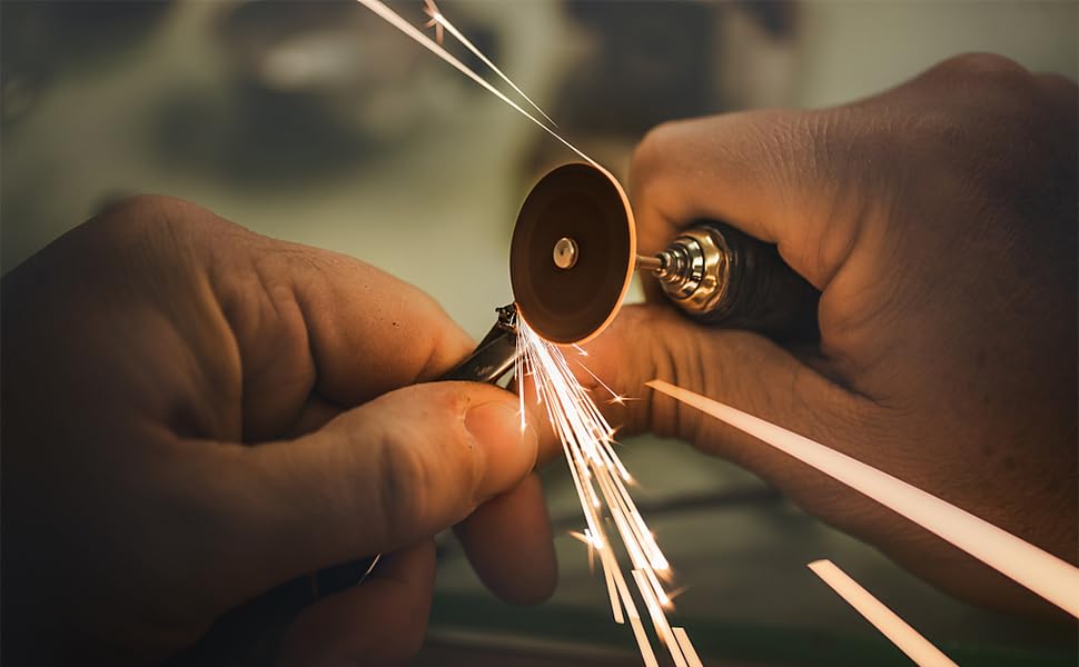 Miniatura 2 de Juego de ruedas de discos de corte para accesorios de herramientas rotativas Dremel, hojas de sierra circulares HSS Kit de rueda de corte de resina