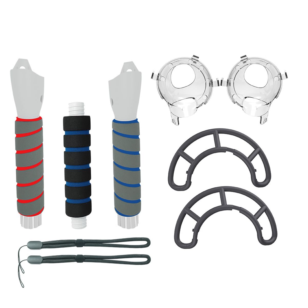 Sarini 1 par de Mango extendido para Meta Quest3 Compatible con Juego VR Best Sabre VR Tennis Online VR Gorilla Day Golf Club