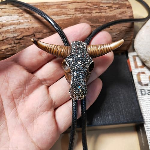 Image of Animal & Plant Bola Tie Bolo Tie Wedding Necklace for Men Women Groomsmen Western Cowboy Necktie