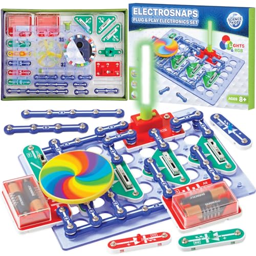 Science Kidz Electronics Kit - Electric Circuits For Kids - Lights & Colour Series - Science Experiments Set For Kids Age 5,6,7,8,9,10 - Educational STEM Toys