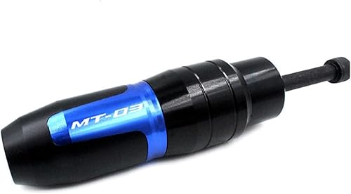 For YAMA-&HA MT-03 MT03 MT 03 Motorcycle Accessories CNC Frame Crash Pads Exhaust Sliders Crash Protector (Color Blue, Size One Size)