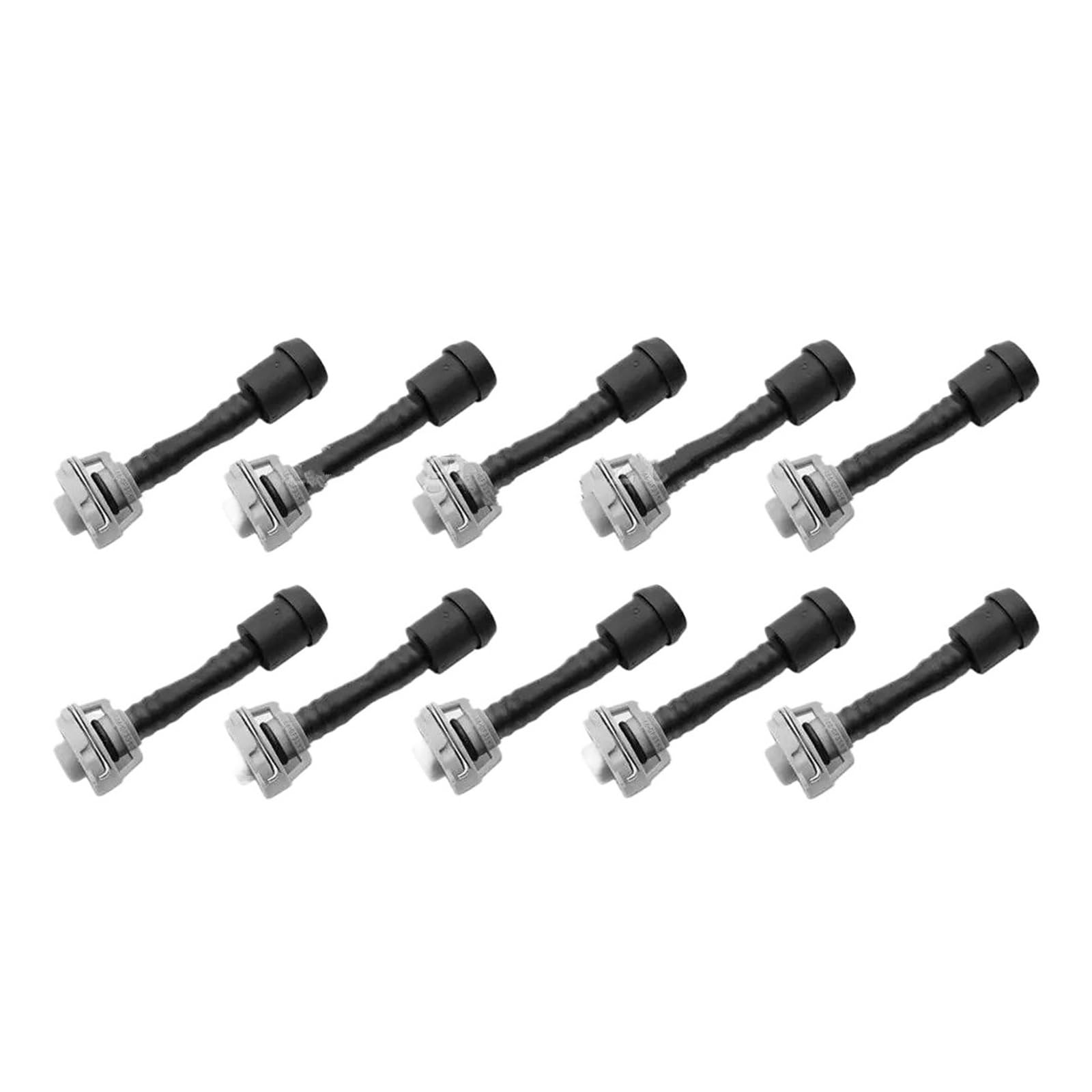 Kunyos 10Pcs Radiator Reservoir Hose For A4 S4 For A5 S5 2016-2025 8W0121081bk 8Wd121081d 1/2/5/ Radiator Overflow Hose Cooling Breather Tube(10Pcs)