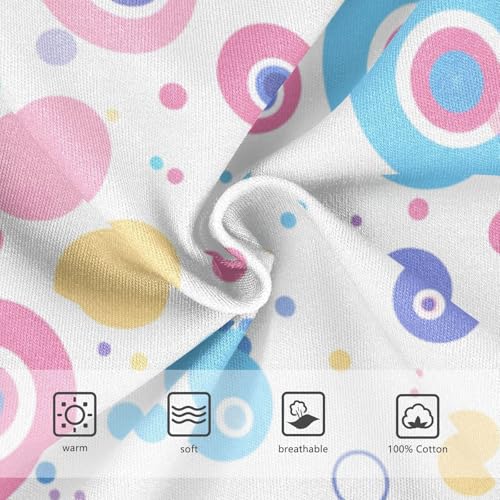 KLL Evil Eye Circle White Boys Toddler Cotton Briefs Underwear Cute Children Undies3