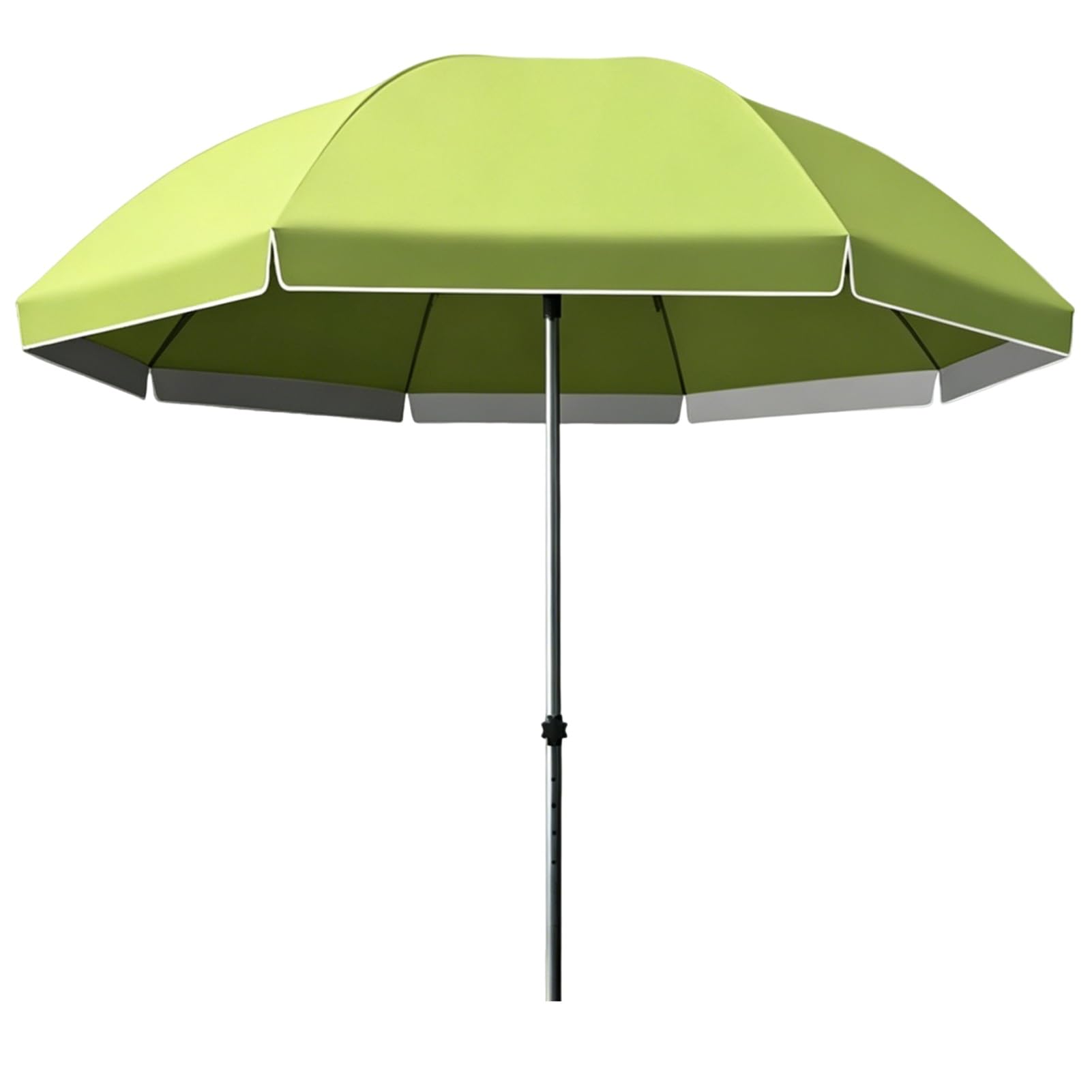 240 cm Okrągły Parasol Przeciwsłoneczny, Regulowany na Wysokość, Parasol Ogrodowy z Ochrona UV do Ogrodu, Taras, Balkon(Green)