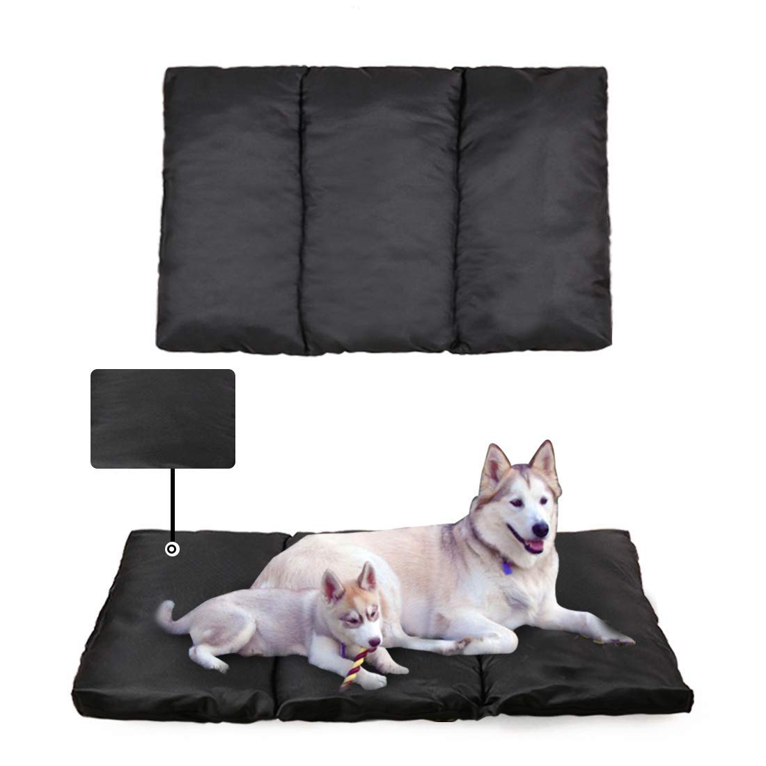 Petslover Dog Beds Super Soft Pet Beds Mat for Dog & Cat Pet Beds for Pets Sleeping (XXXL, Black) (B07YTWMYHP) Amazon Price History, Amazon Price Tracker