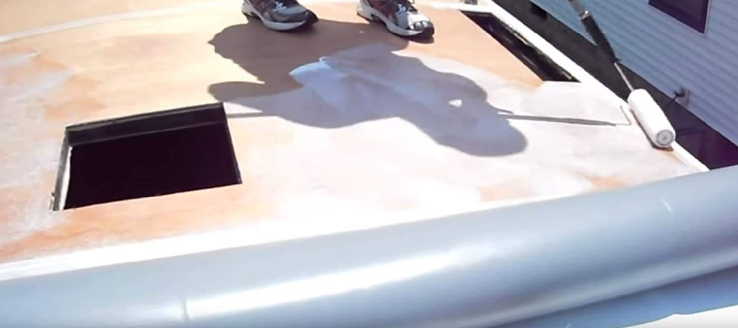 Class A Customs | 2 Gallons of Acrylic Water Based Adhesive Glue for RV Roof Roofing RVs Campers Trailers | CAC-AWBA-2GAL | Works on Dicor TPO EPDM and PVC | CAC-AWBA-2GAL