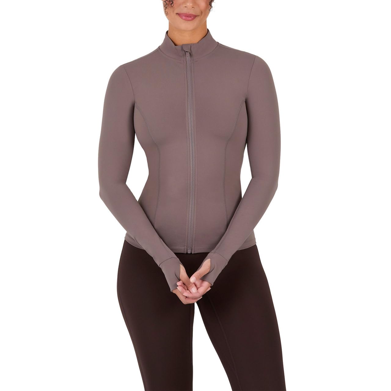 YITTY Active Women's Ultraluxe Full Zip Jacket, Athleisure, 4-Way-Stretch, Thumbholes