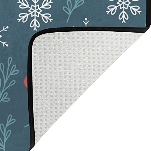 Tapis super doux anti-perte de poils velours corail épais vert foncé - 5