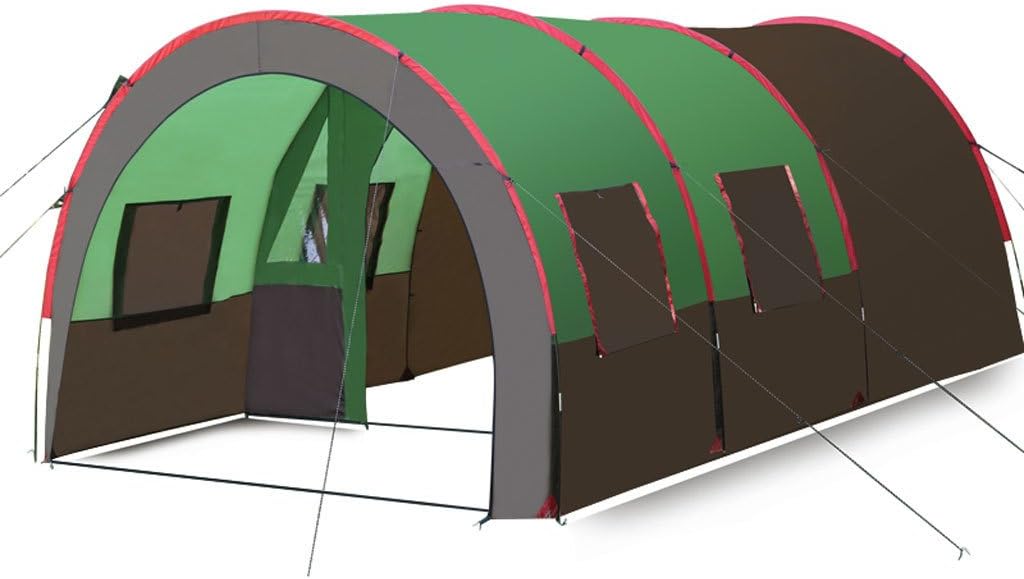 Tents Large tunnel outdoor camping multiplayer 8-10 person camping rain a room and two living rooms